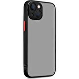 Vendas iPhone 14 Plus Uyumlu (14 Plus) Mara Serisi Arkası Mat Renkli Hux Silikon Kılıf