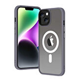 Vendas iPhone 14 Uyumlu ( iPhone 14 ) Hibrit Serisi Wireless Şarj Özellikli Magic Magsafe Kılıf