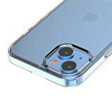 Vendas iPhone 14 Uyumlu ( iPhone 14 ) Coss Serisi Darbe Dirençli Mika Silikon Elektroplated Kılıf
