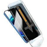 Vendas iPhone 14 Uyumlu Uygulama Mekanizmalı Privacy Gizleyen Hayalet Vista Cam Ekran Koruyucu