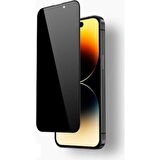 Vendas iPhone 14 Pro Max Uyumlu Privacy Gizleyen Hayalet Hardness Tam Kaplama Cam Ekran Koruyucu