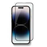 Vendas iPhone 14 Uyumlu Tam Kaplama Bilvis Double Strong Tempered Glass Cam Ekran Koruyucu