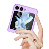 Vendas Samsung Galaxy Z Flip 5 Uyumlu Kıpta Serisi Darbe Dirençli Sert PC Arka Kapak