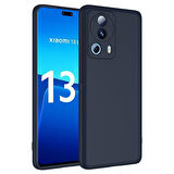 Vendas Xiaomi Mi 13 Lite Uyumlu Lansman Serisi Yumuşak Dokulu Çizilmeyi Önleyen Kadife İç Yüzeyli Silikon Kılıf