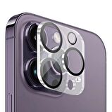 Vendas iPhone 15 Pro Uyumlu (15 Pro) Integrad Tam Uyumlu Kamera Lens Koruyucu