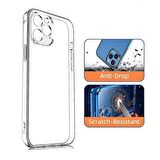 Vendas iPhone 15 Pro Uyumlu (15 Pro) Fora Serisi Kamera Korumalı Soft Şeffaf Silikon Kılıf