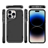 Vendas iPhone 15 Pro Max Uyumlu (15 Pro Max) Door Serisi Darbe Dirençli Airbag Köşeli Shock Proof T-Max Kılıf