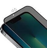 Vendas iPhone 15 Pro Uyumlu Rika Serisi Privacy Gizleyen Hayalet Premium Temperli Cam Ekran Koruyucu