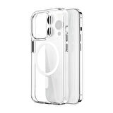 Vendas iPhone 15 Pro Max Uyumlu Victor Serisi Magsafe Şarj Özellikli Renkli Kamera Çerçeveli Şeffaf Silikon Kılıf