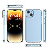 Vendas iPhone 15 Plus Uyumlu Darbe Dirençli Mika Arka Yüzeyli Yardımcı Tuş Tasarımlı Coss Kılıf