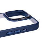 Vendas iPhone 15 Pro Max Uyumlu Klon Serisi Kamera Lens Korumalı Standlı Sert PC Kılıf