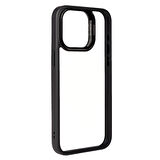 Vendas iPhone 15 Pro Uyumlu Klon Serisi Kamera Lens Korumalı Standlı Sert PC Kılıf