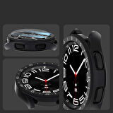 Vendas Samsung Galaxy Watch 6 Classic 47mm Uyumlu Gard-29 Sert PC Kasa ve Ekran Koruyucu