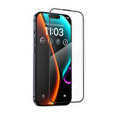 Vendas iPhone 14 Pro Max Uyumlu W-Pro Shin Etsu 0.33mm Oval Kenarlı Cam Ekran Koruyucu