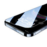 Vendas iPhone 14 Pro Max Uyumlu W-Pro Shin Etsu 0.33mm Oval Kenarlı Cam Ekran Koruyucu