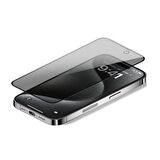 Vendas iPhone 15 Pro Max Uyumlu Anti Peep Ahize Korumalı Gizleyen Privacy HD Hayalet Ekran Koruyucu