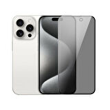 Vendas iPhone 15 Pro Uyumlu Anti Peep Ahize Korumalı Gizleyen Privacy HD Hayalet Ekran Koruyucu