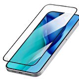 Vendas iPhone 15 Pro Uyumlu AF Elektro Kaplama hidrofobik Dust Proof Tempered Cam Ekran Koruyucu 2 Adet Set