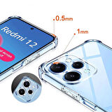 Vendas Xiaomi Redmi 12 Uyumlu Wall Serisi Airbag Köşeli Nitro Anti-Shock Silikon Kılıf