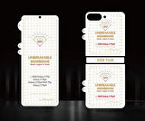 Vendas Samsung Galaxy Z Flip 5 Uyumlu Narr Tpu Çiftli Ön / Arka Body Ekran Koruyucu