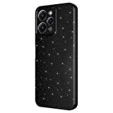 Vendas Xiaomi Redmi 12 Uyumlu Koton Serisi Kamera Korumalı Simli Lüks Silikon Kılıf