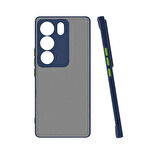 Vendas Vivo V29 5G Uyumlu Mara Serisi Arkası Mat Renkli Hux Silikon Kılıf