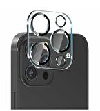 Vendas iPhone 14 Pro Uyumlu Integrad Tam Uyumlu Kamera Lens Koruyucu