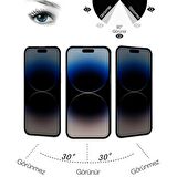 Vendas iPhone 15 Uyumlu Privacy Hayalet Özellikli Gizleyen Parlak Seramik Nano Ekran Koruyucu
