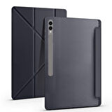 Vendas Samsung Galaxy Tab S9 Ultra Kılıf Zore Tri Folding Kalem Bölmeli Standlı Kılıf