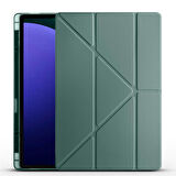 Vendas Samsung Galaxy Tab S9 Ultra Kılıf Zore Tri Folding Kalem Bölmeli Standlı Kılıf