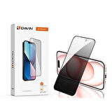 Vendas Apple iPhone 15 Davin 5D Privacy Cam Ekran Koruyucu