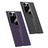 Vendas Samsung Galaxy S24 Ultra Uyumlu Kılıf İnce Kameralı Korumalı Sert Rubber Strong Back Pro Kapak