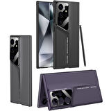 Vendas Samsung Galaxy S24 Ultra Uyumlu Kılıf İnce Kameralı Korumalı Sert Rubber Strong Back Pro Kapak