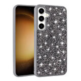 Vendas Samsung Galaxy S24 Kılıf Parlak Taşlı Tasarım Zore Pırlanta Kapak