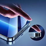 Vendas iPhone 15 Pro Max Uyumlu Tam Kaplama Bilvis Double Strong Tempered Glass Cam Ekran Koruyucu