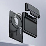 Vendas Sade Tasarımlı 2 Hazneli PU Magnetik CRD-05 Standlı Kartlık