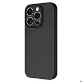 Vendas iPhone 15 Pro Max Uyumlu Kılıf Lansman Serisi Kadife İç Yüzeyli Yumuşak Dokulu Silikon Kapak