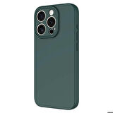 Vendas iPhone 15 Pro Max Uyumlu Kılıf Lansman Serisi Kadife İç Yüzeyli Yumuşak Dokulu Silikon Kapak