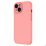 Vendas iPhone 15 Plus Uyumlu Kılıf Lansman Serisi Kadife İç Yüzeyli Yumuşak Dokulu Silikon Kapak