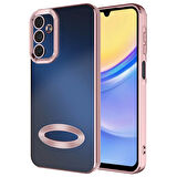 Vendas Samsung Galaxy A15 Kılıf Kamera Korumalı Logo Gösteren Zore Omega Kapak