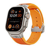Vendas Apple Watch 7 45mm Zore KRD-113 Spor Görünümlü Silikon Kordon ( Saat DEĞİLDİR )