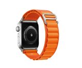 Vendas Apple Watch 7 45mm Uyumlu Band-74 Hasır Kordon ( Saat DEĞİLDİR )