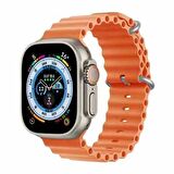 Vendas Apple Watch 7 45mm Zore KRD-75 Silikon Kordon