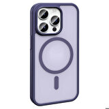 Vendas iPhone 14 Pro Max Kılıf Magsafe Şarj Özellikli Mat Arka Yüzey Zore Sio Kapak
