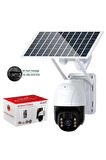 RADEX Rx-14 Solar Smart Güvenlik Kamerası 4g Sim 3mp Wi-fi Ptz Renkli Gece Görüş Dış Mekan