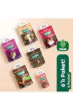 Humm Organic Organik Vegan Ara Öğün Atıştırmalık Paketi- 6 adet (6 çeşit)