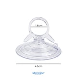 Microcase Çok Amaçlı Vantuz 4.5cm 6 Adet Şeffaf - AL5885