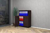 VENA Yarım Kapak Ofis Dosya Dolabı 80x35x115 Venge