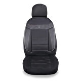 Dacia Duster Araçlara Uyumlu Oto Koltuk Kılıfı Seti - Venüs Serisi Siyah/Beyaz