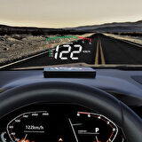 HUD Head-Up Display OBD Hız Göstergesi Dijital Ekranlı Araç Göstergesi Hız Voltaj Yağ Sıcaklığı